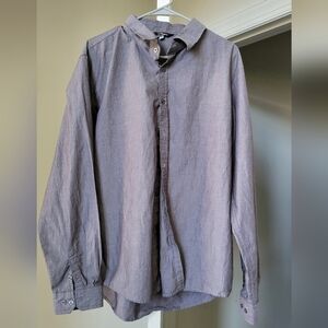 Paul Jones XXL Grey Long Sleeve Shirt